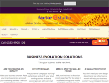 Tablet Screenshot of factorestudio.com